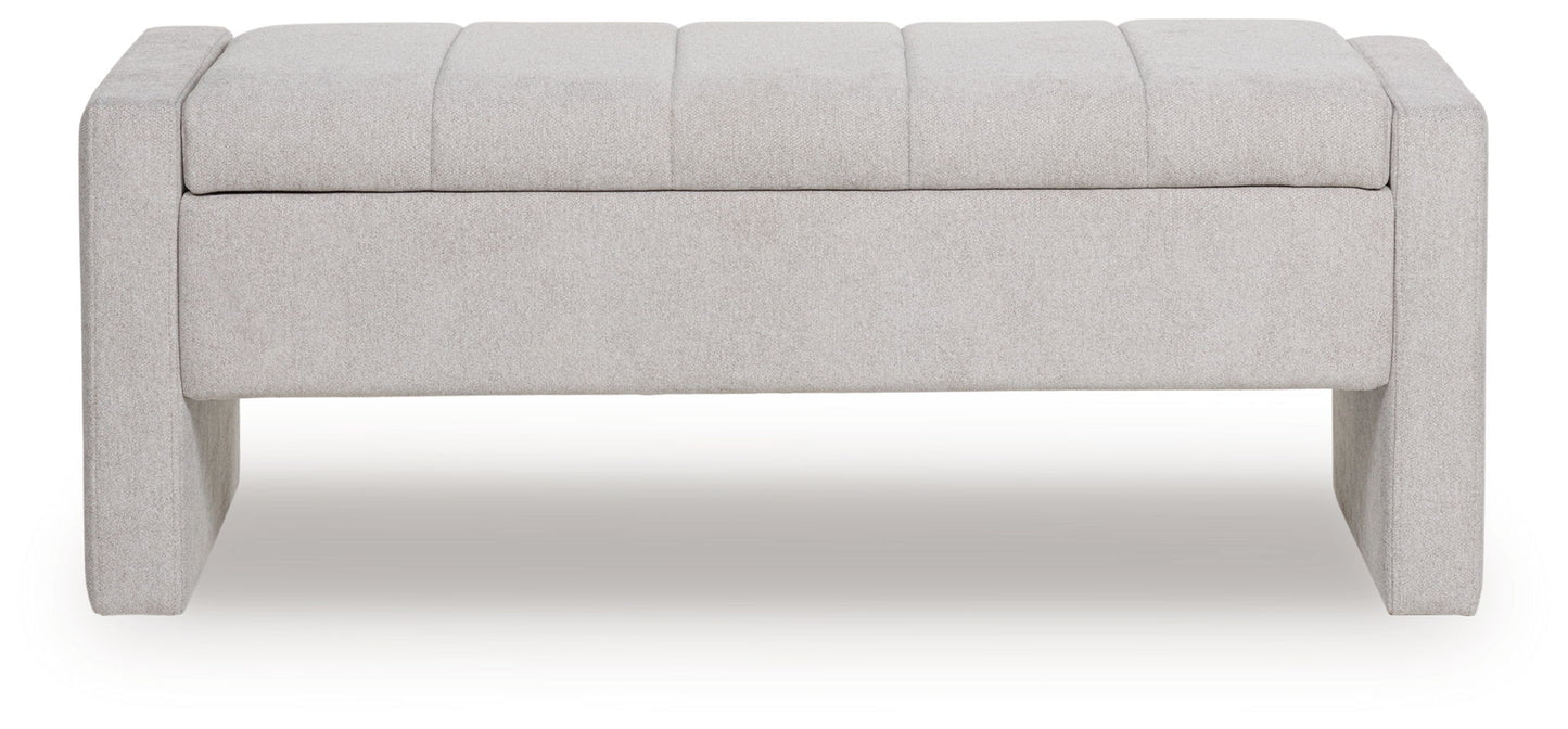 Akselman - Gray - Storage Bench