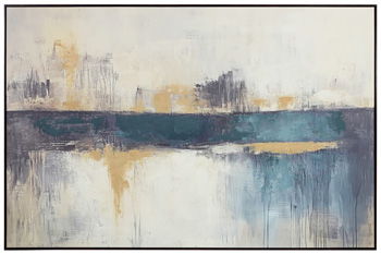 Gatesford - Blue / White / Tan - Wall Art