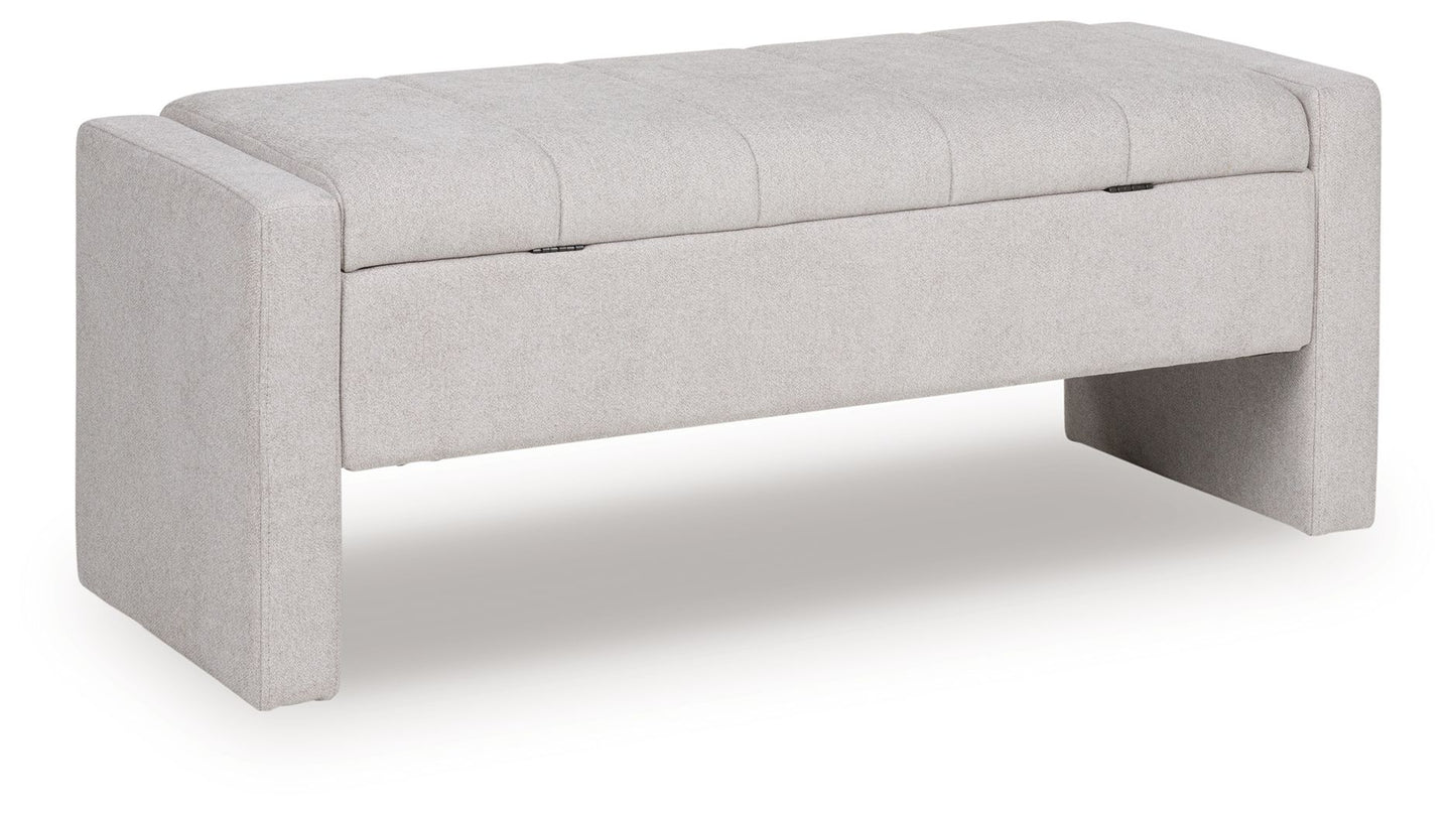 Akselman - Gray - Storage Bench