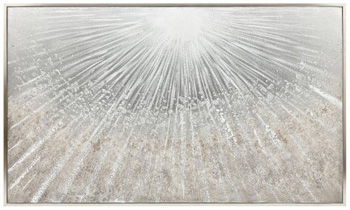 Waldard - Gray / Taupe / White - Wall Art