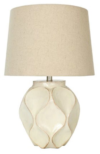 Edselham - Distressed Cream - Paper Table Lamp