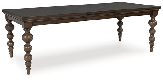 Veramond - Dark Brown - Rectangular Dining Room Extension Table