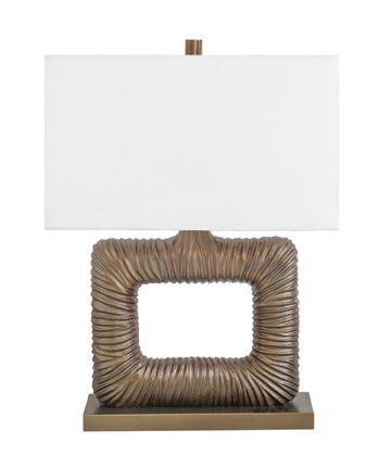 Garronby - Antique Brass Finish - Metal Table Lamp