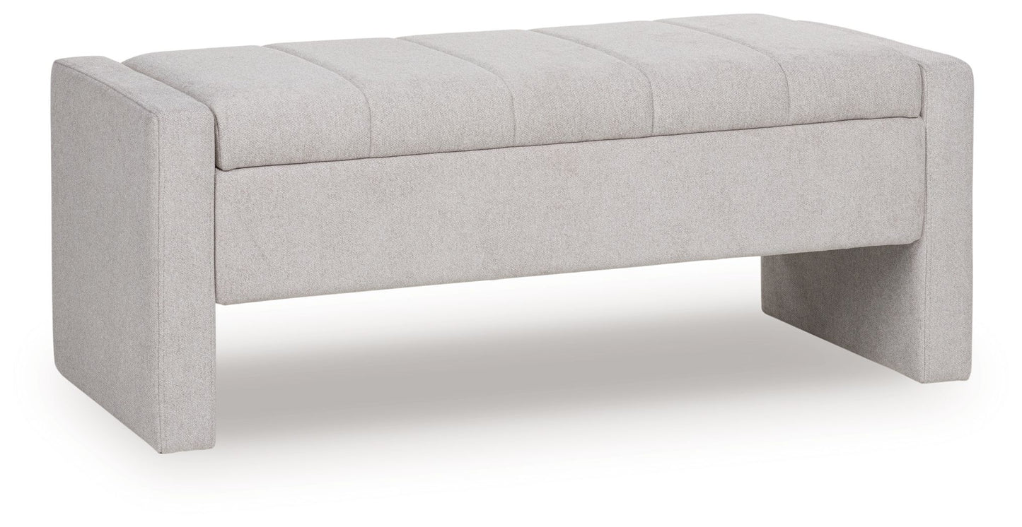 Akselman - Gray - Storage Bench