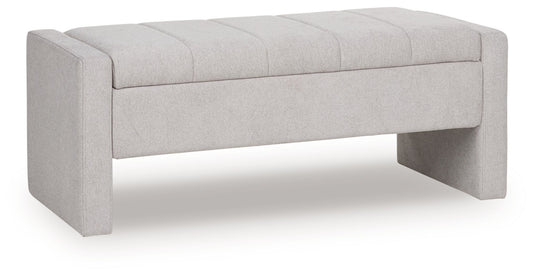 Akselman - Gray - Storage Bench